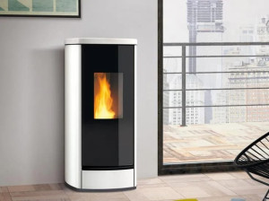 Стальная пеллетная печь