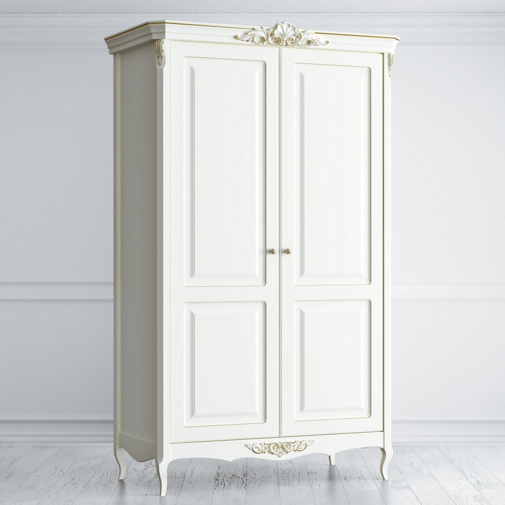Шкаф распашной в спальню с 2 дверцами светло-бежевый с золотом Atelier Home KREIND ATELIER GOLD 00-3879953 Разноцветный;молочный Santreyd  - Вид №1