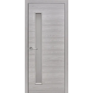 Комплект двери остекленная 80x200 см Hardflex цвет ясень серый без доборов