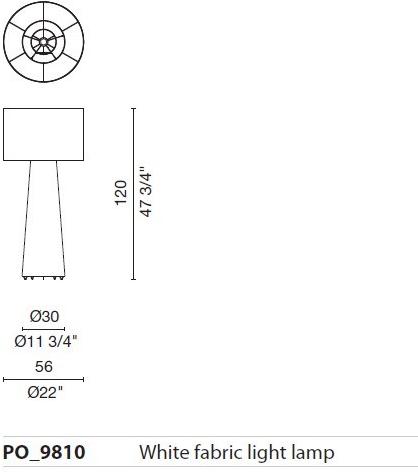 Cappellini Торшер из ткани sun-id-1450016 - Вид №2