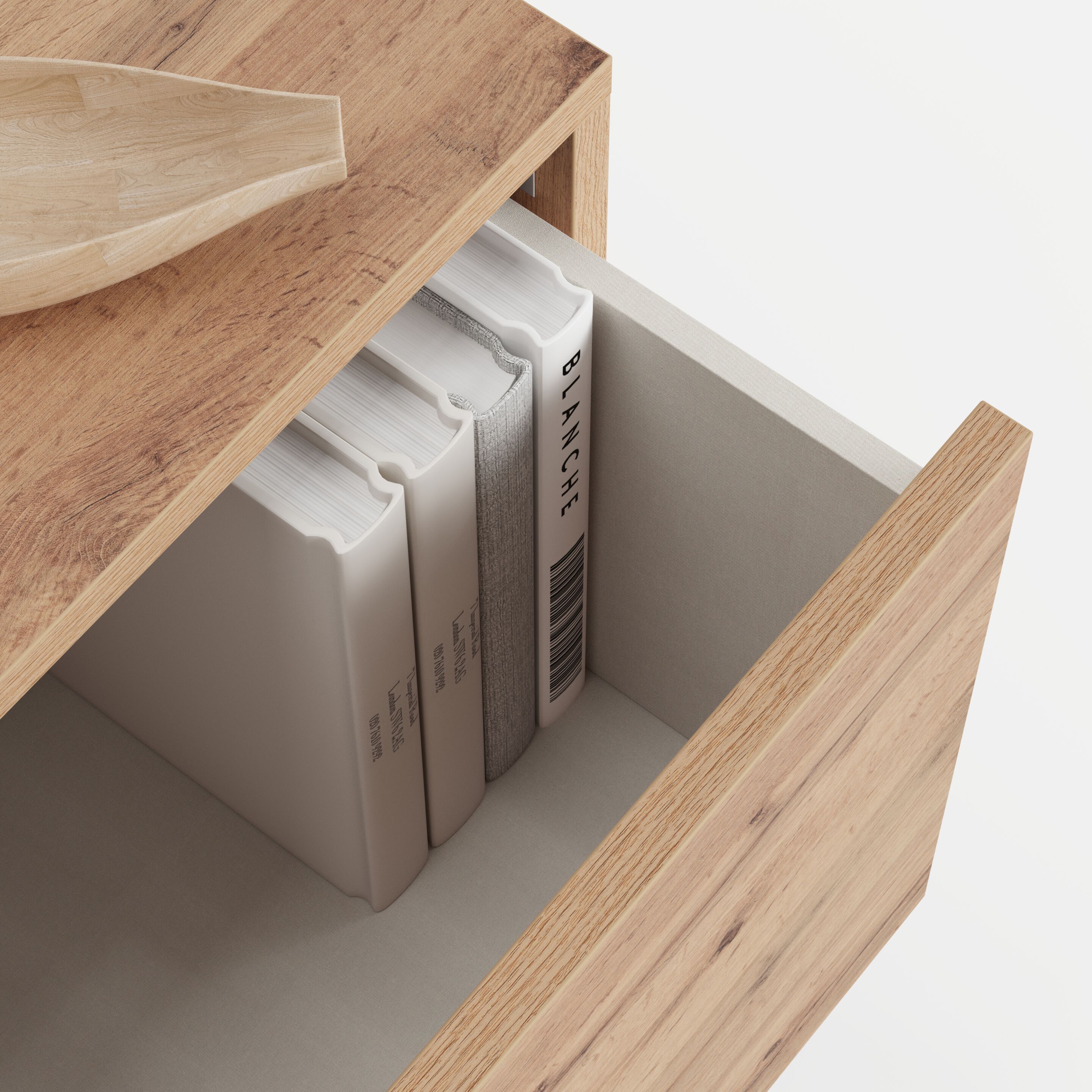 Подвесной ТВ-шкаф из меламиновой ткани с выдвижными ящиками и системой люверсов Mobili Fiver IACOPO ARCH-00141326 - Вид №11