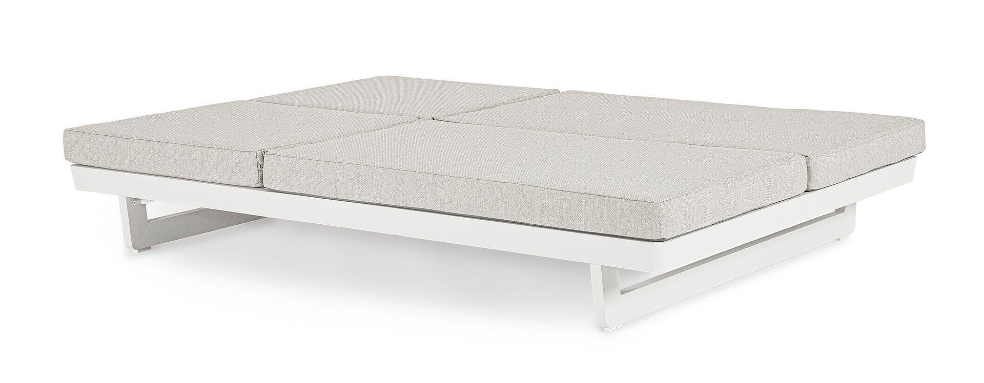 Двуспальная Садовая кровать с откидной спинкой из ткани BIZZOTTO Infinity ARCH-00146057 - Вид №13