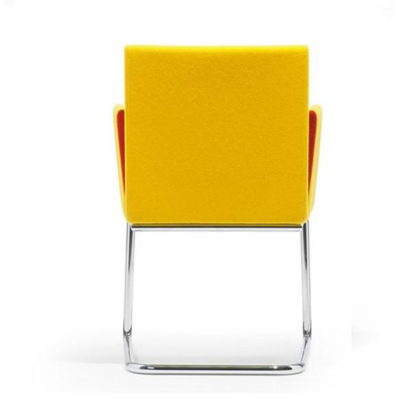 Artifort Стул консольный из ткани с подлокотниками Paco sun-id-1470527 - Вид №1