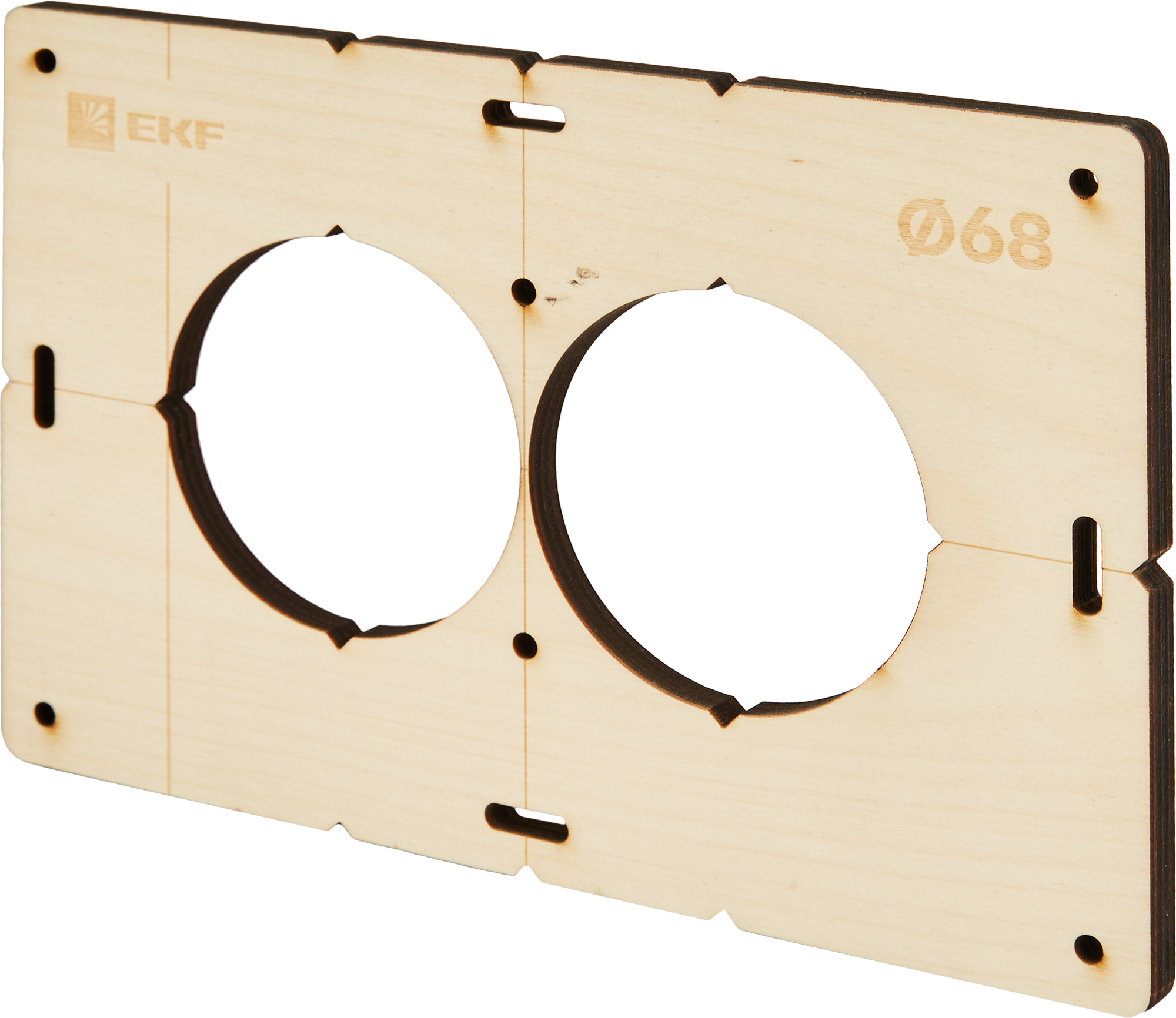 Шаблон для подрозетников EKF 68 мм - профессиональный комплект для точной разметки 87092968 STLM-0073174 - Вид №1