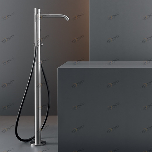Свободно стоящий прогрессивный смеситель для ванны H. 850 мм с цилиндрическая ручной душ диаметр 18 мм  ZIQ51 CEADESIGN 