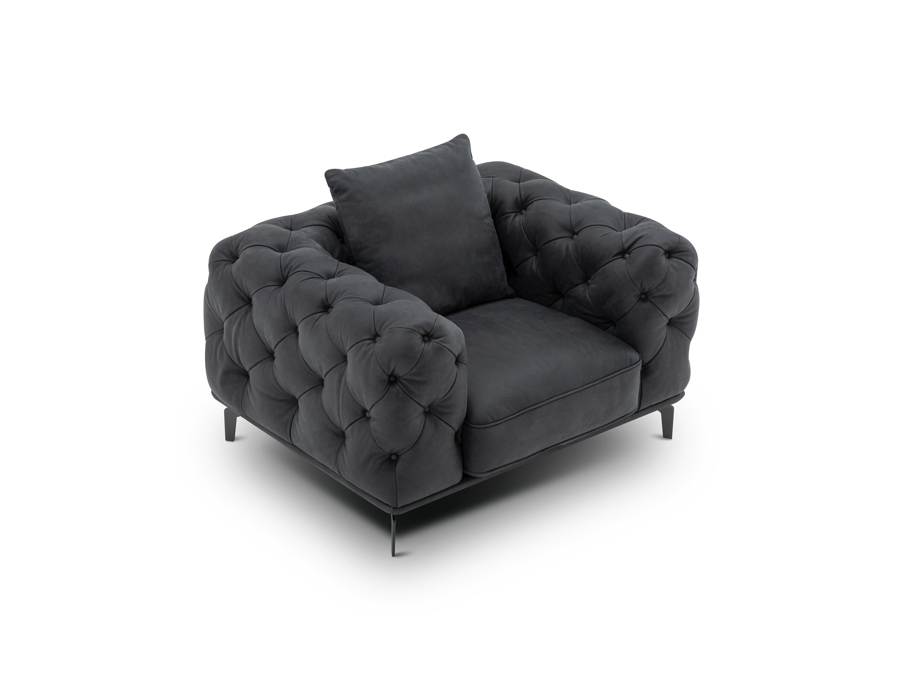 Кожаное кресло с подлокотниками CAMPO DE' FIORI эпоха ARCH-00034708 - Вид №1