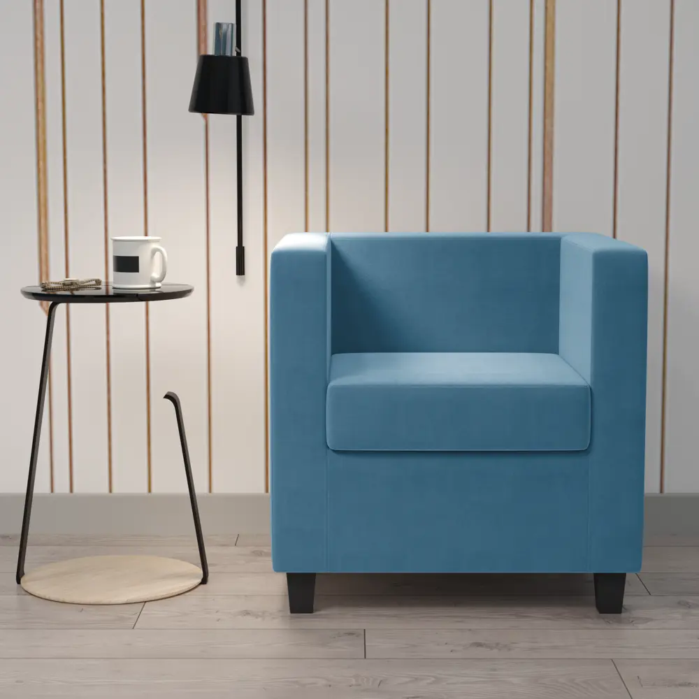 Кресло полиэстер Seasons Корса 73x65x73 см цвет голубой 85151537 STLM-2182155  - Вид №4