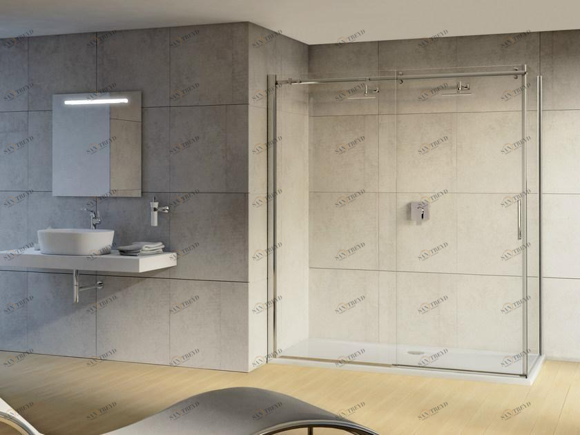 Душевая кабина из закаленного стекла с раздвижной дверцей Magnum Santreyd sun-id-1464437