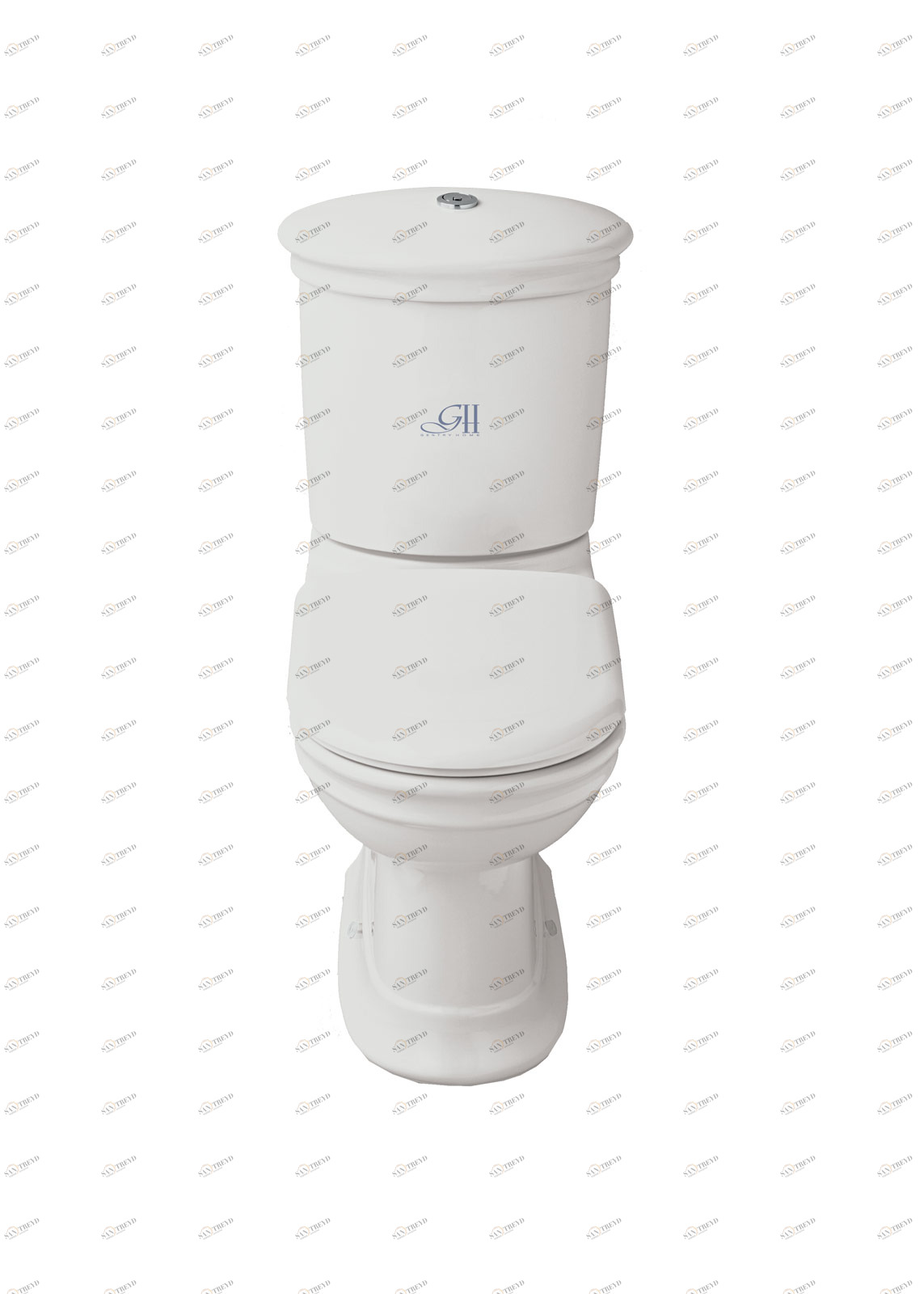 GH102172 Компакт унитаз с бачком Белый Gentry Home  Англия 