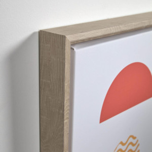 090103 Картина 50 x 50 cm синий полукруг La Forma Gelsina