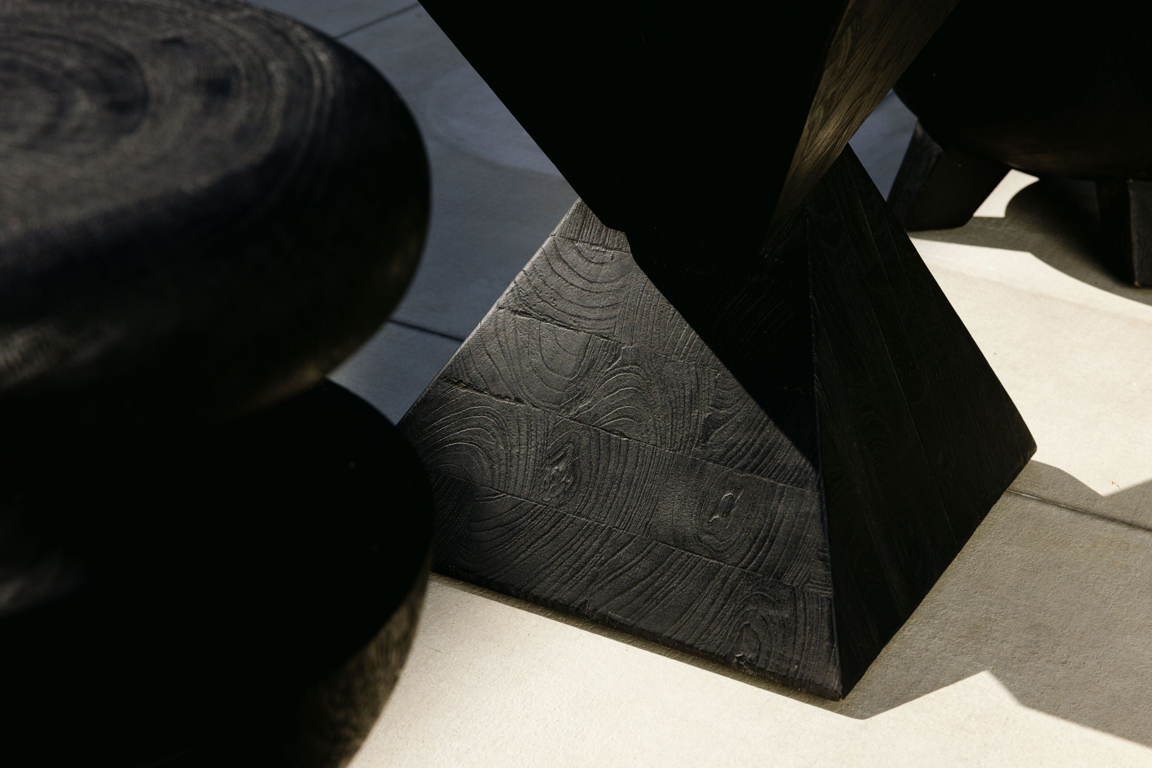 Низкий стул / квадратный стол из тикового дерева cbdesign деревенский стул ARCH-00085139 - Вид №1