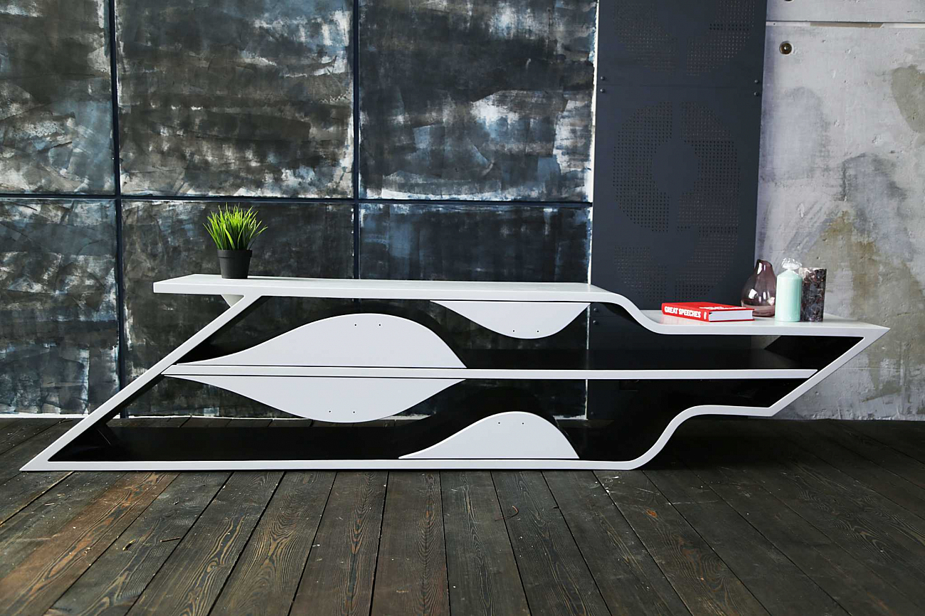 Консоль деревянная орех "Цезарь" от Odingeniy ODINGENIY  178316 Орех;коричневый  - Вид №5