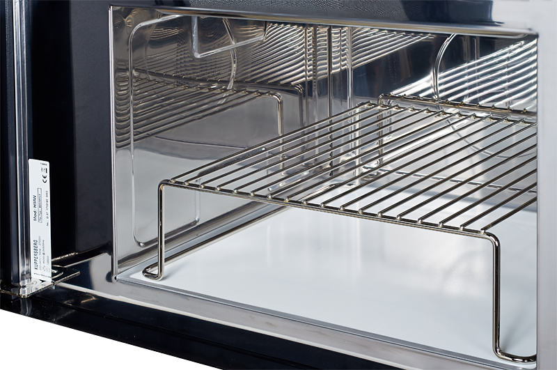 HMW 393 W Встраиваемая микроволновая печь, электронное управление, 14 автоматических программ, функция запоминания для 3 режимов, 5 уровней мощности, функция автоматической и ручной разморозки, таймер на 90 минут, камера из нержавеющей стали, блокировка о Santreyd  - Вид №4