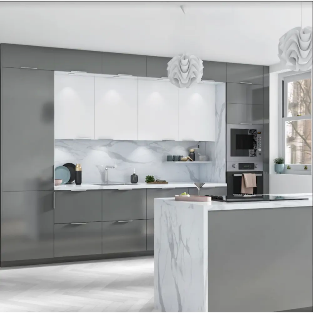 Угловой элемент DELINIA ID Аша грей для кухонного гарнитура 85036540 STLM-0057834 - Вид №6