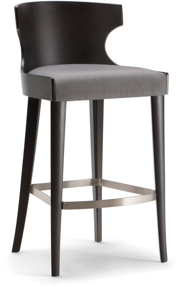 Tirolo Табурет из массива дерева со встроенной подушкой со спинкой Xie 052 sg - Вид №1