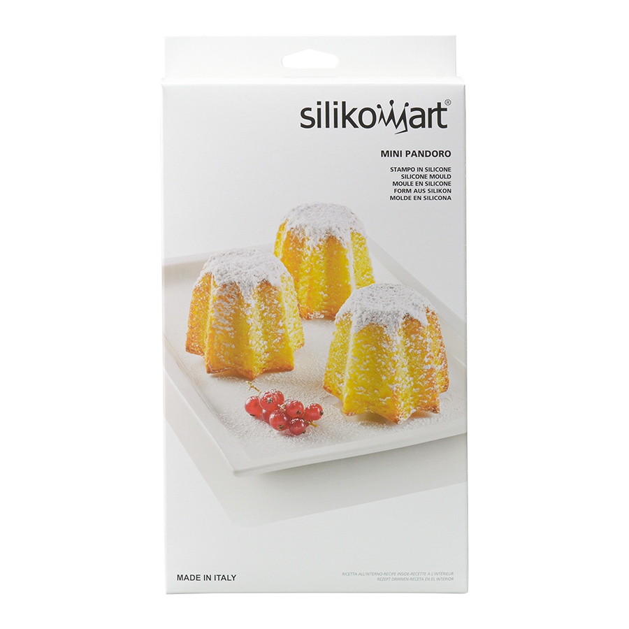 26.100.63.0065 Форма для приготовления пирожных mini pandoro силиконовая Silikomart  - Вид №7