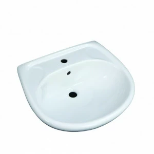 7151 Подвесная раковина настенная овальная Лобненский Стройфарфор  белая