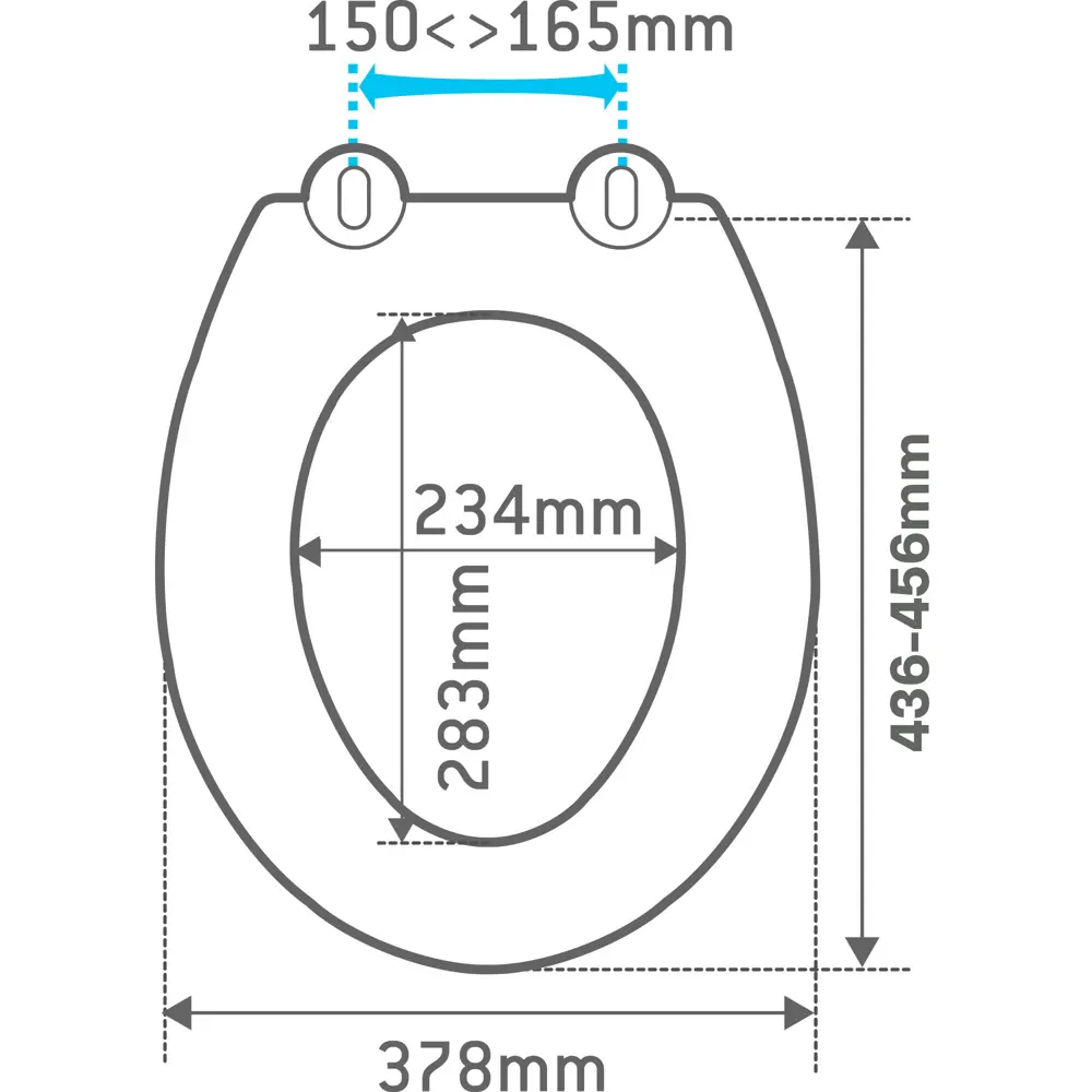 Сиденье для унитаза Sensea Easy овальное, цвет белый 82261895 STLM-2004277 - Вид №11