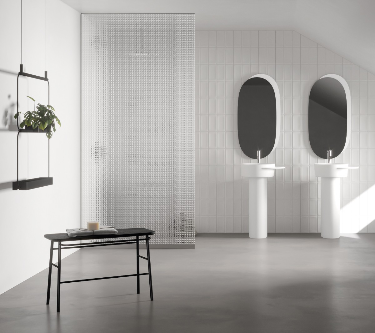 Ex.T Hang Низкий стул из окрашенного в черный цвет ясеня EXHANGSMALLNE Stand - Вид №3