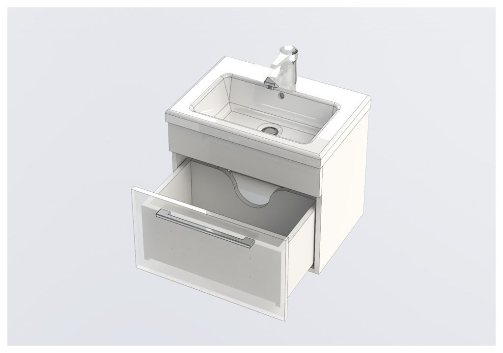 Тумба под раковину Aquanet Нота 50 венге sun-id-275399 - Вид №4