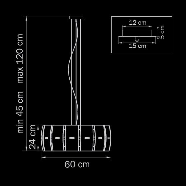 Подвесной светильник Lightstar Lamella 801047 LIGHTSTAR ДИЗАЙНЕРСКИЕ, LAMELLA 070444 Прозрачный;черный  - Вид №1