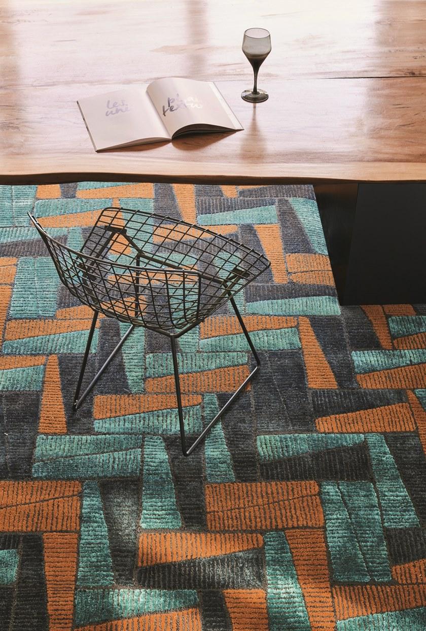 Toulemonde Bochart Прямоугольный коврик ручной работы с геометрическими мотивами Access sun-id-1372008 - Вид №1