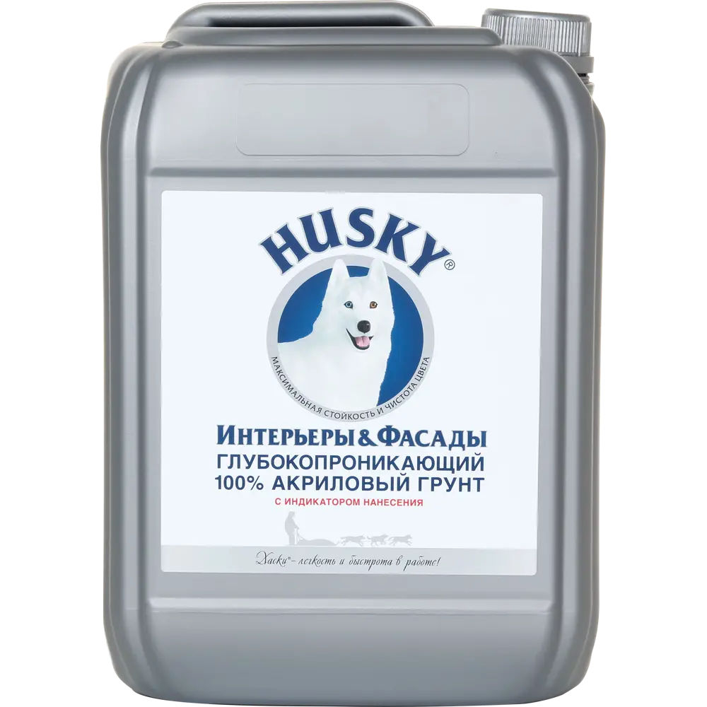 Грунтовка акриловая Husky для внешних и внутренних работ 10 л STLM-2067155