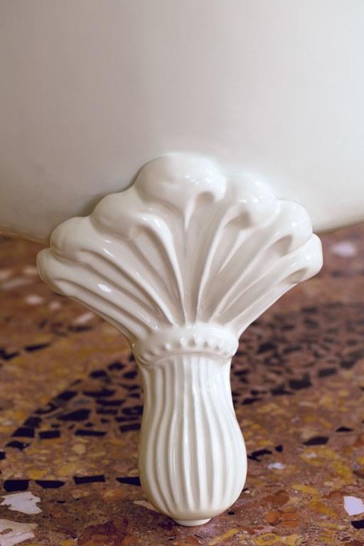 Gentry Home Отдельностоящая чугунная ванна на ножках Vasche da bagno in ghisa sun-id-1499643 - Вид №6