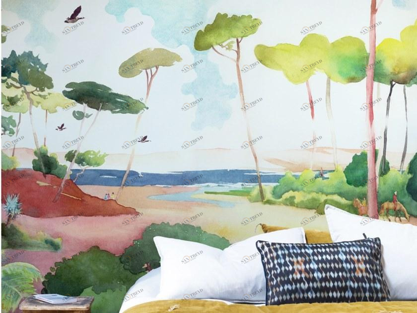 Isidore Leroy Флизелиновые обои с пейзажами sun-id-1444742