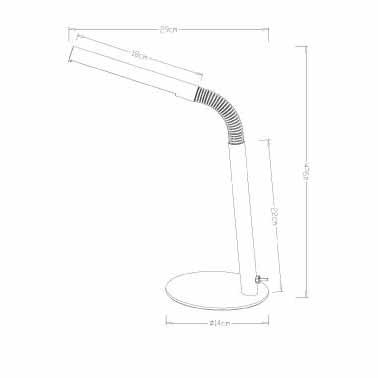Настольная лампа Lucide Gilly 18602/03/30 LUCIDE КЛАССИЧЕСКИЕ 138975 Черный  - Вид №1