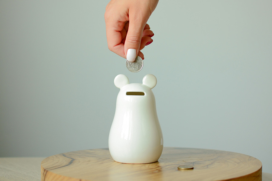 MOU-1-02 Копилка разбивная «мышка-матрешка» Экочеловеки  - Вид №3