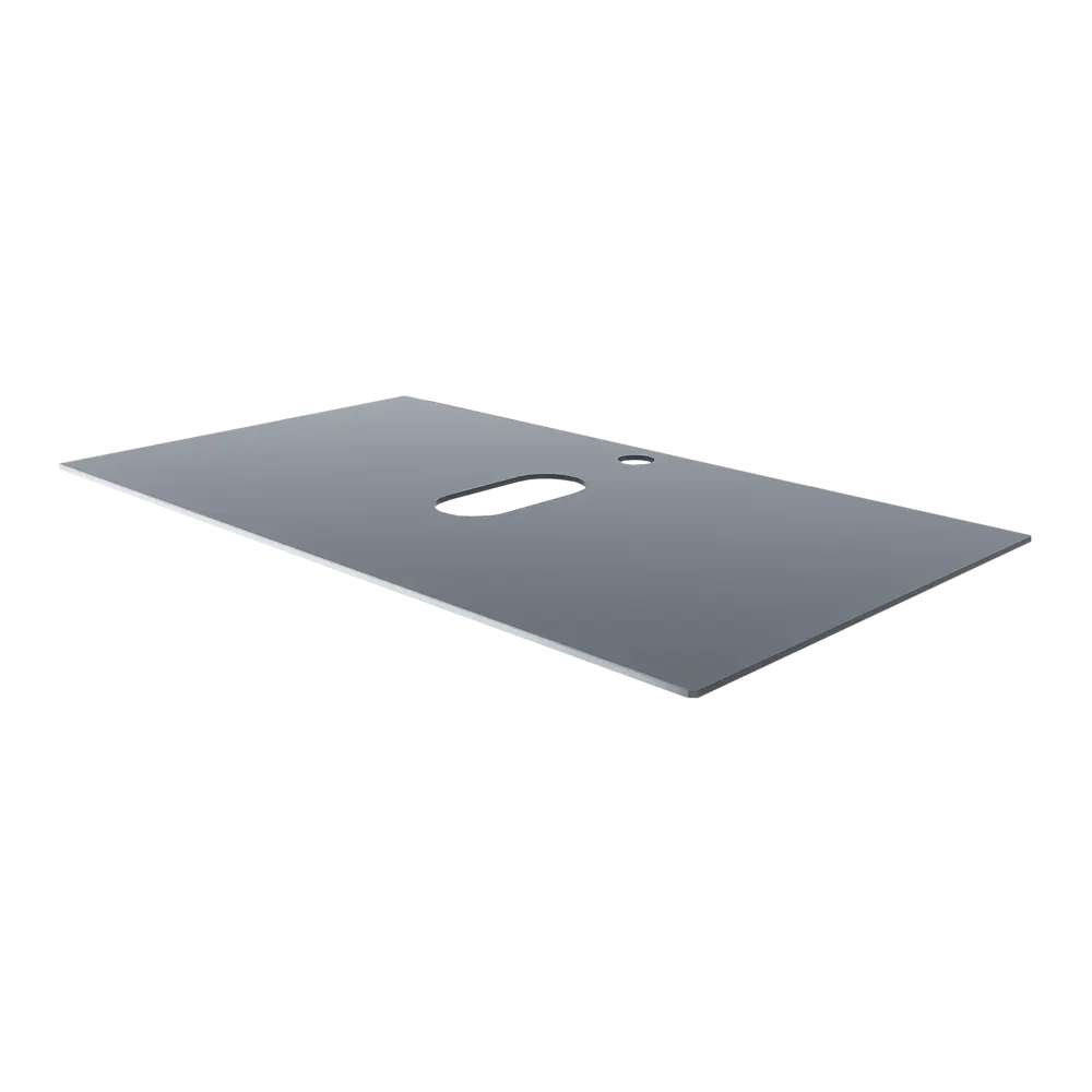 Столешница KONSENSA Бруклин из матового стекла для ванной комнаты 89375186 STLM-1481150 - Вид №2