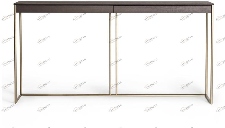 Lema Прямоугольная консоль из термообработанного дуба sun-id-1350040