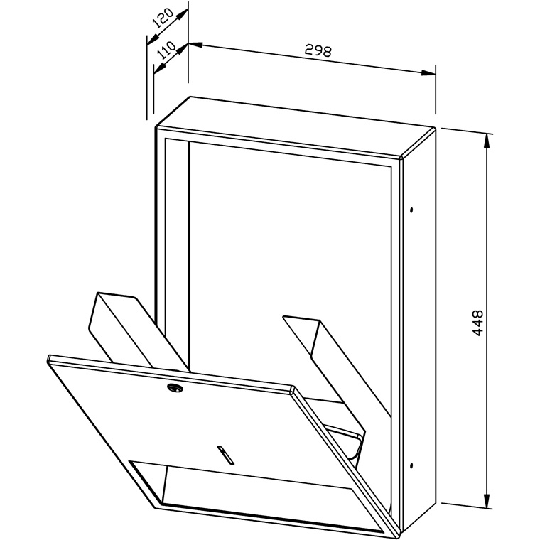 731579 Диспенсер для бумажных полотенец WP112 WAGNER_EWAR A-LINE Wagner Ewar  - Вид №1