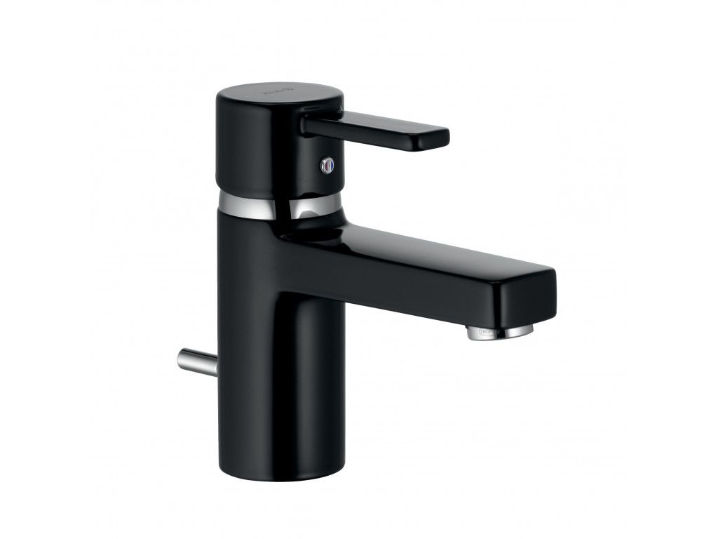 382508675 однорычажный смеситель на умывальник DN 10 KLUDI ZENTA черный/хром 