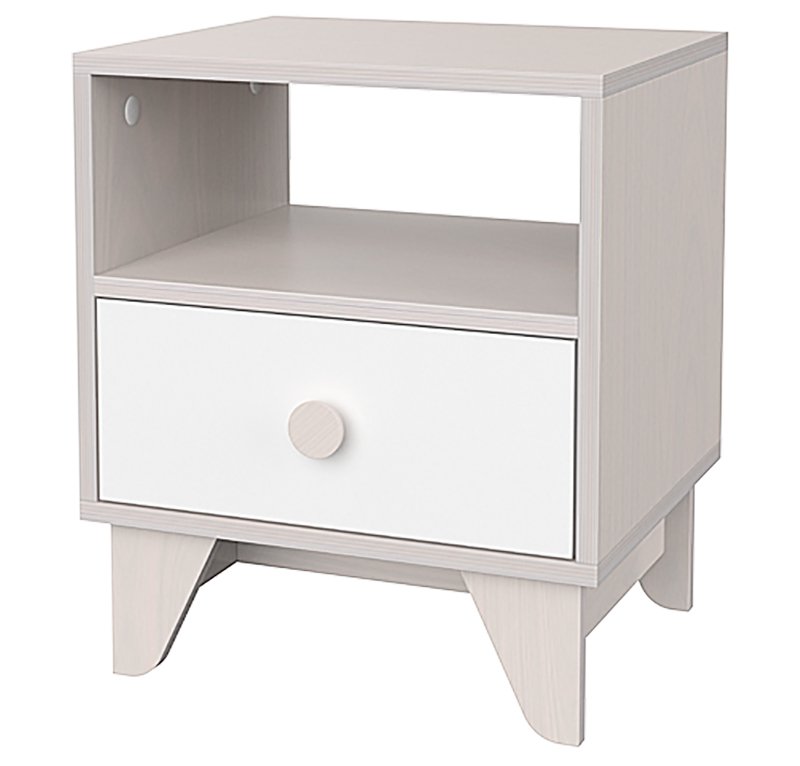 Прикроватная тумбочка Line белая ELLIPSE ELLIPSE LINE 257732 Белый Santreyd  - Вид №3