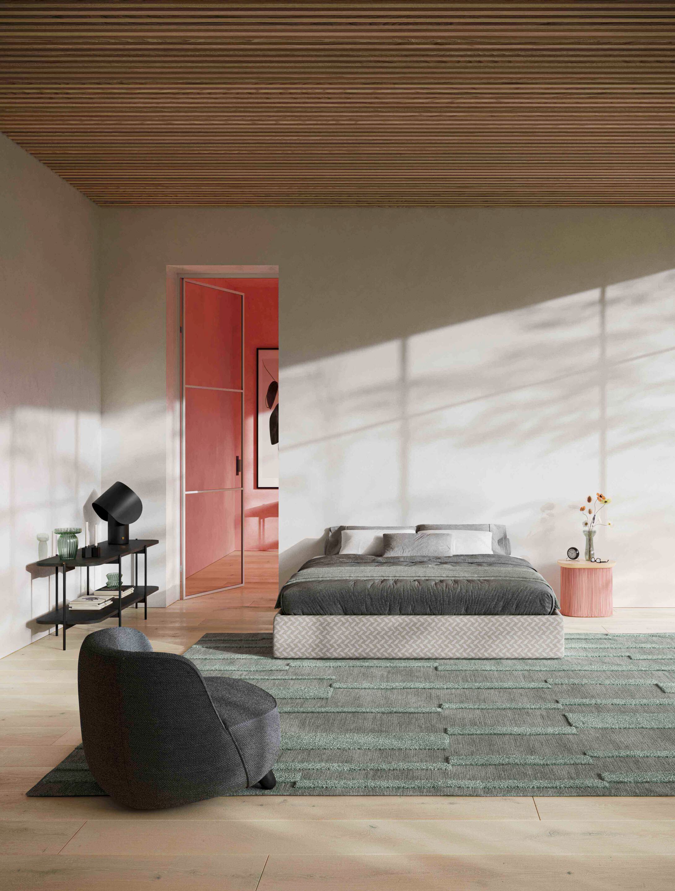 Мягкая кровать из ткани Liu Jo Living Collection SOMMIER ARCH-00135183 - Вид №3