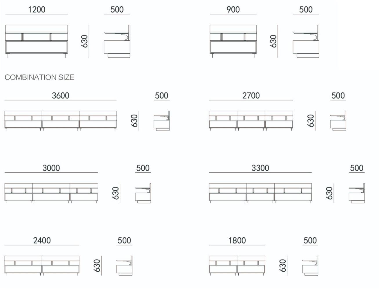HC28 Cosmo Низкомодульная тумба под ТВ из фанерованной древесины Rhythm 52c009 - Вид №3