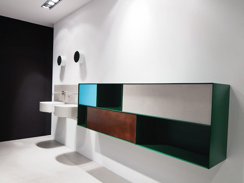 Бетонный одиночный подвесной умывальник Moab Elletre ARCH-00078215 - Вид №5