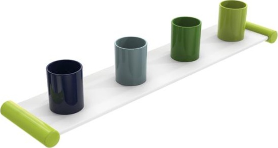 800.03.401 Держатель зубных щеток, 4 места HEWI Kids - Вид №1