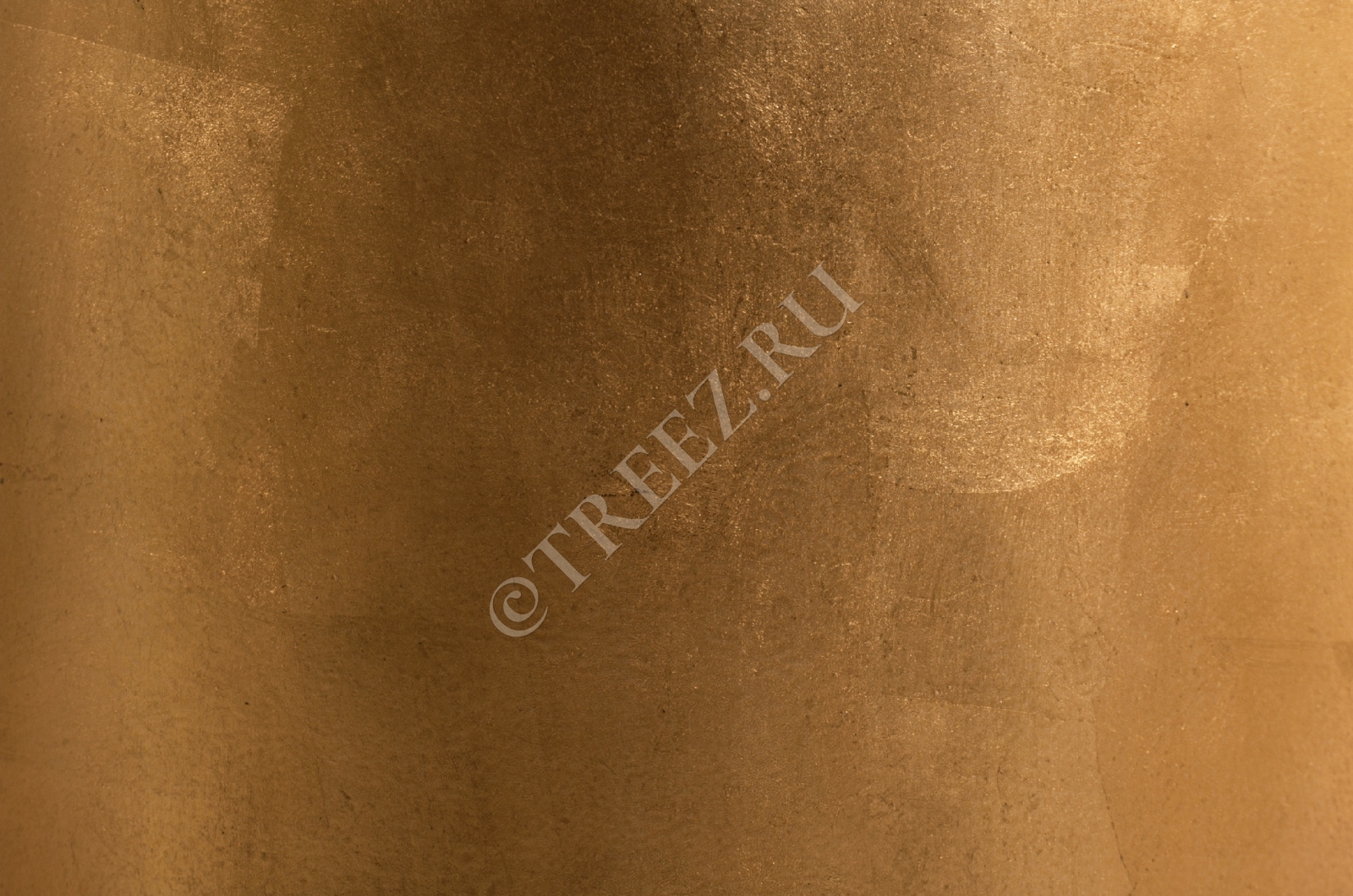 41.3317-04-015-GLD-55 Кашпо  Effectory - серия Metal - Высокий конус-чаша - Сусальное золото Цветочная коллекция  - Вид №1