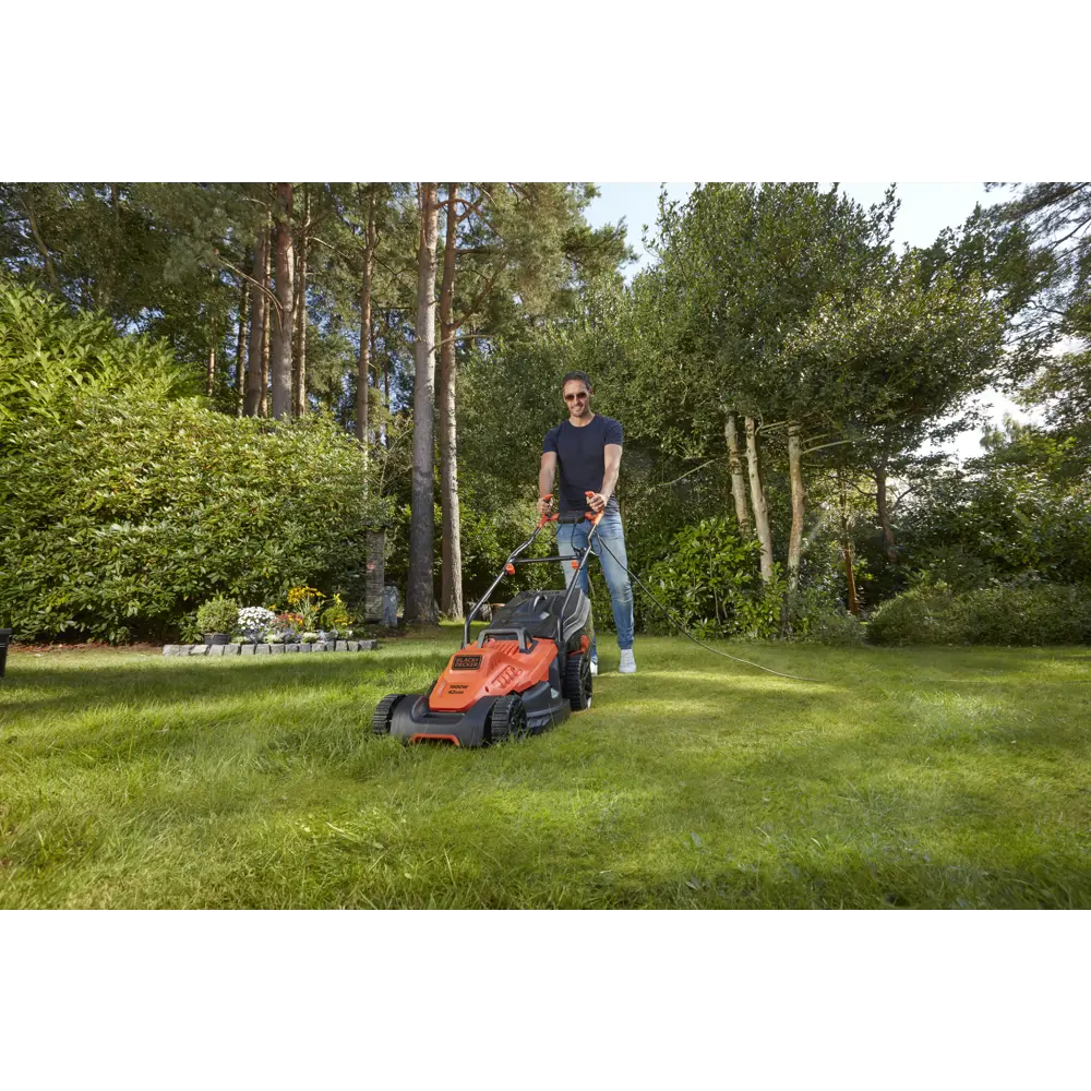 Газонокосилка электрическая Black & Decker BEMW481BH, 1800 Вт, 42 см BLACK + DECKER STLM-2173262 - Вид №6
