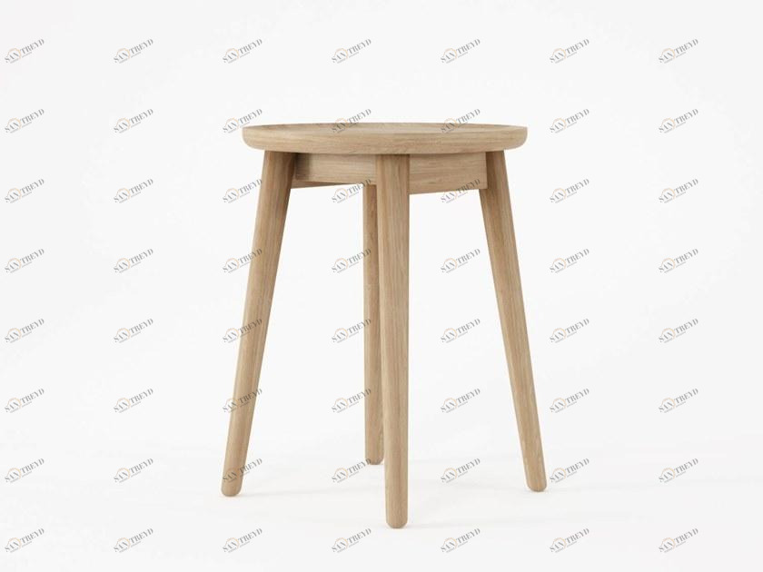 KARPENTER Круглый сервировочный столик из массива дерева East Ea08-oo, ea08-wo