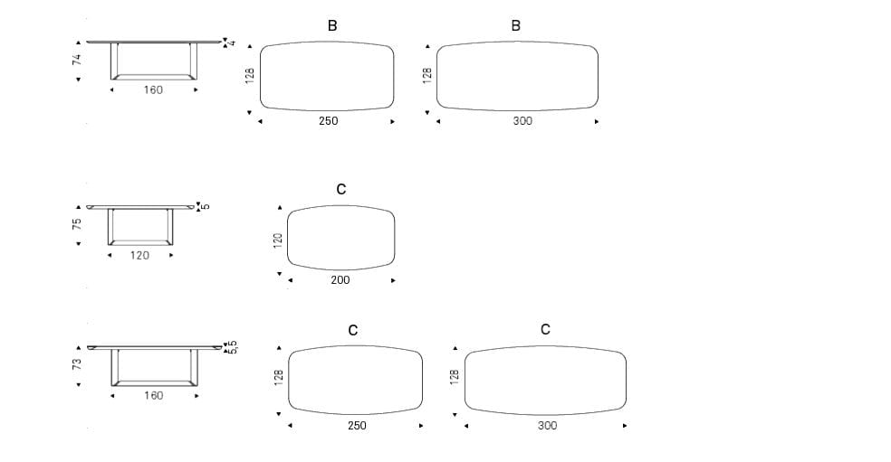 Стальной и деревянный бочковый стол Cattelan italia DRAGON WOOD ARCH-00088386 - Вид №6