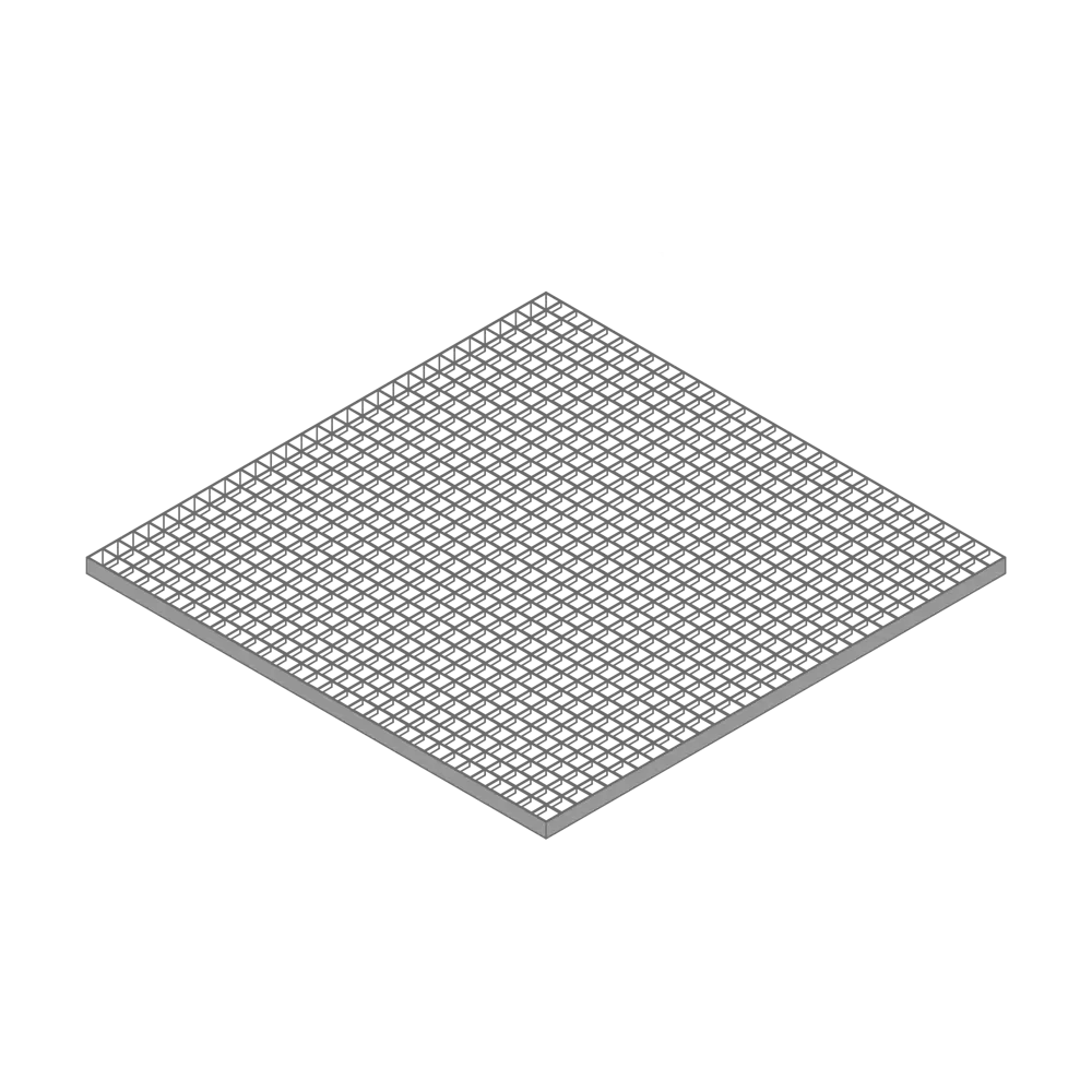Настил прессованный 1000x1000 мм 33x33/30x2 цвет серый Santreyd STLM-2067088