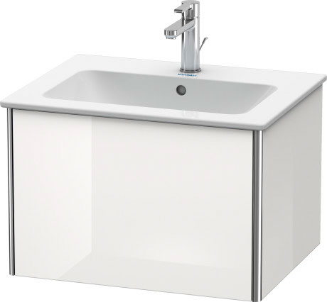XS407101818 Тумбочка подвесная XSquare #XS4071 610 x 478 мм Белый матовый, декор Duravit - Вид №2