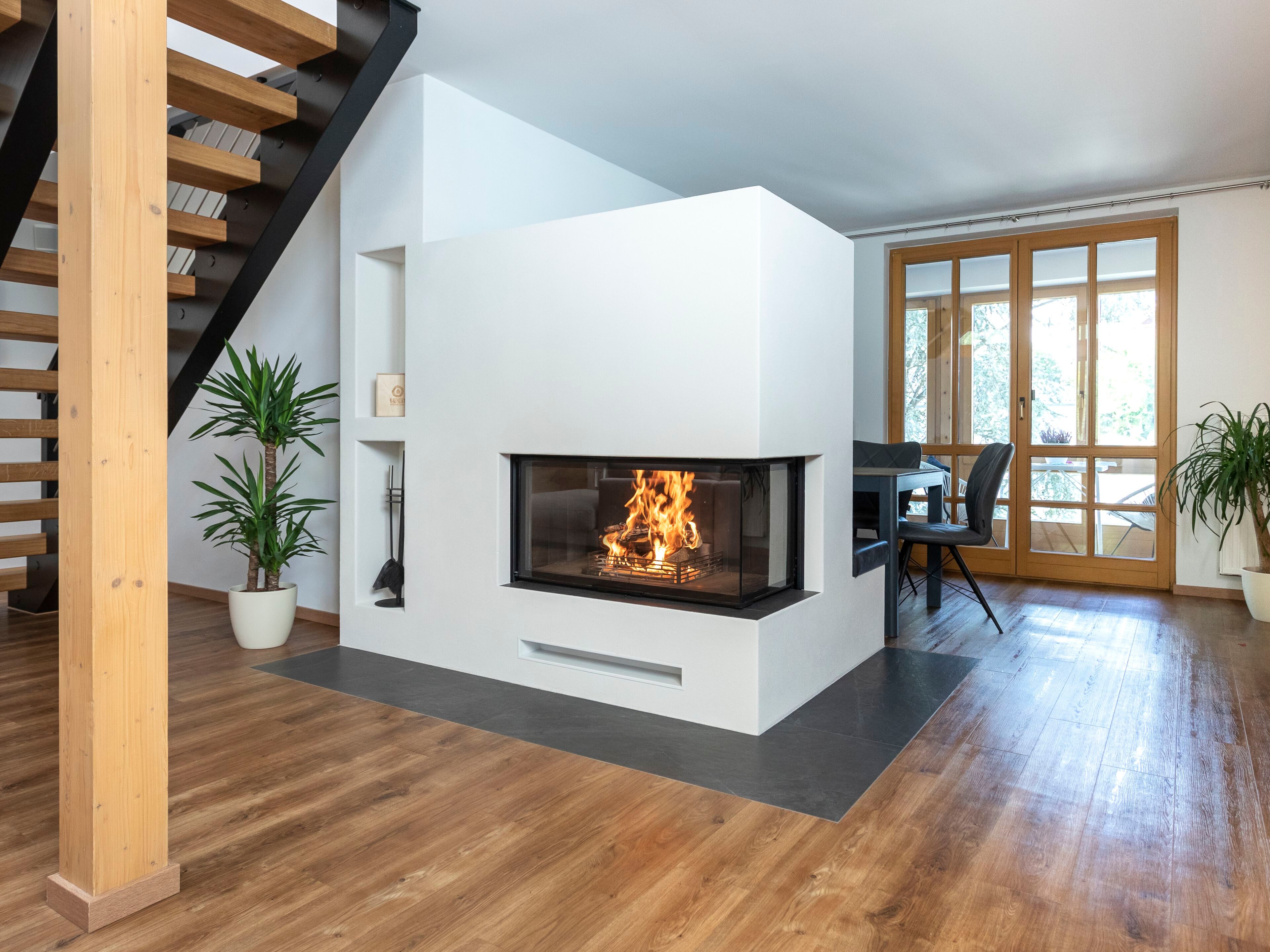 Стальной угловой дровяной камин RÜEGG RII ARCH-00121782