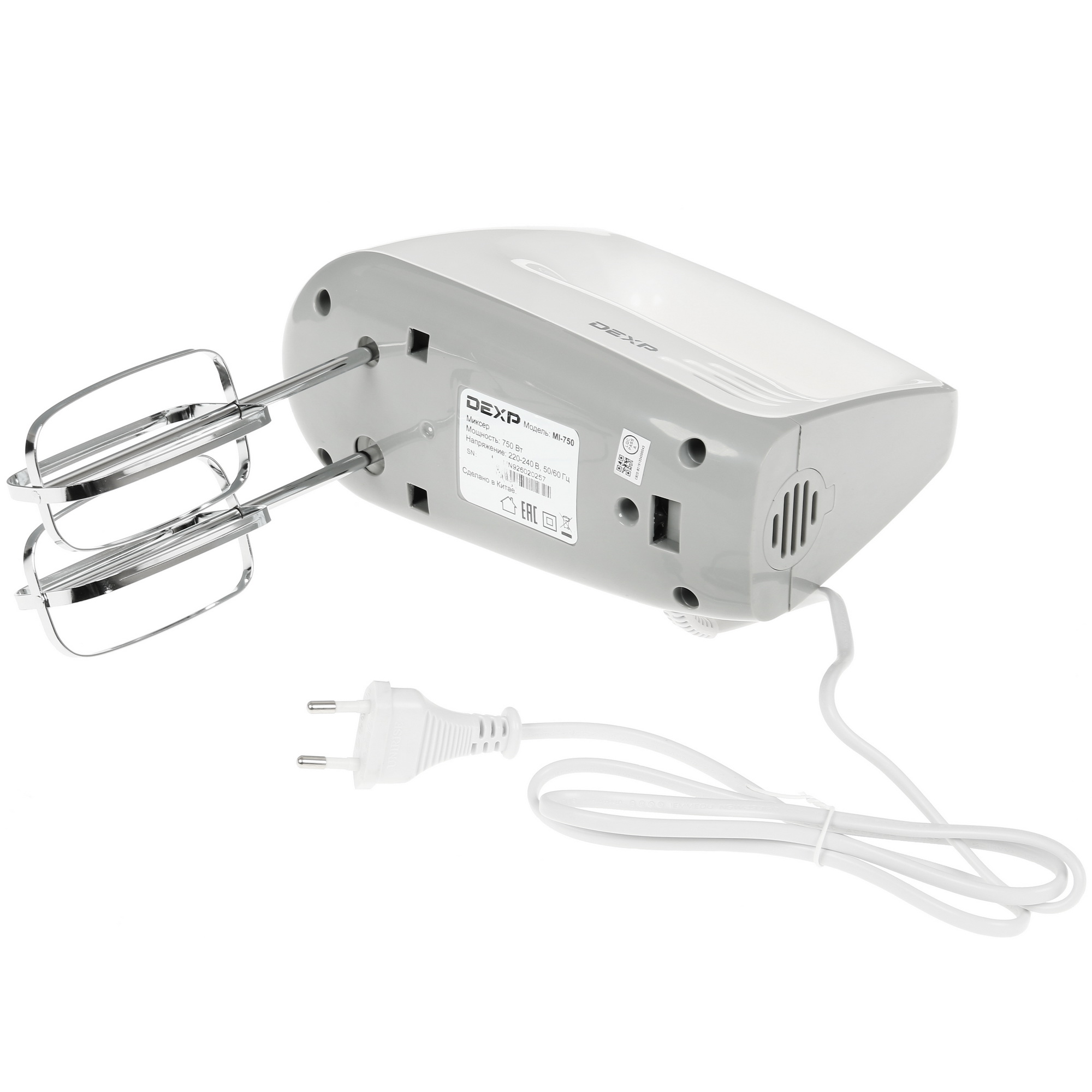 1356926 Миксер DEXP MI-750 белый STDN-0122887 - Вид №3