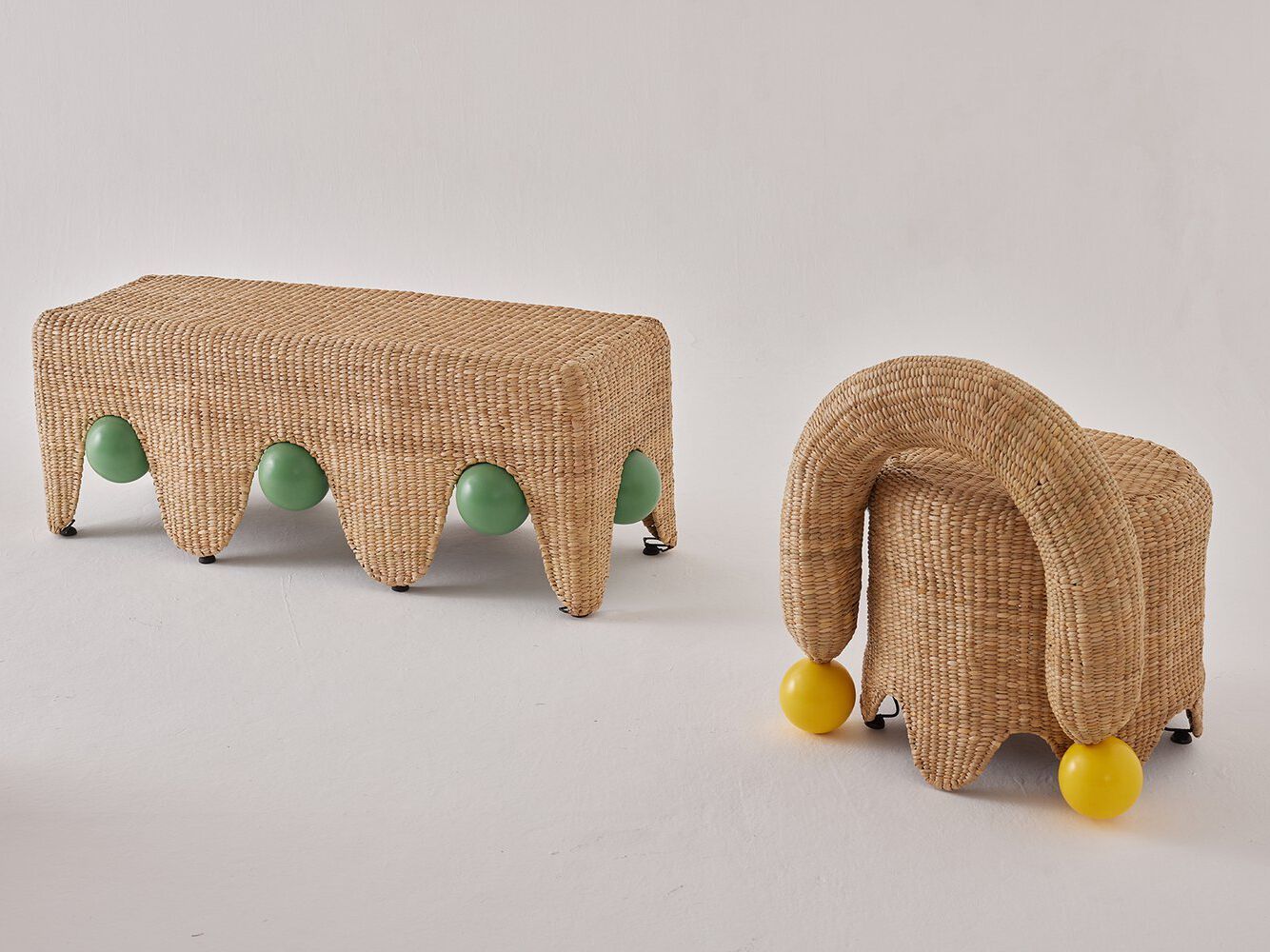 Низкий стул из волокна Chuspata LO Contemporary JOLGORIO ARCH-00148527 - Вид №2