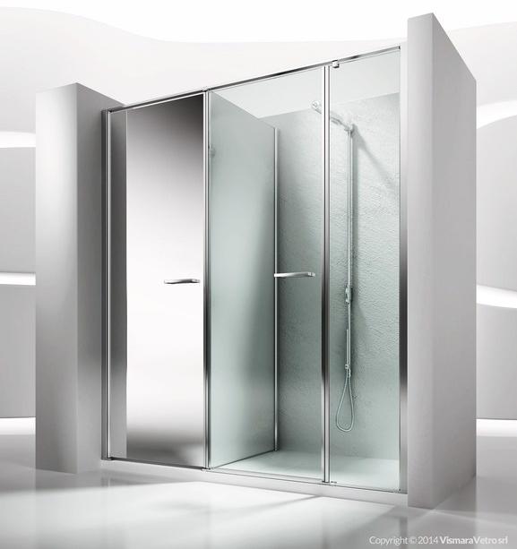 VISMARAVETRO Душевая кабина на заказ с распашной дверцей Twin sun-id-1382062 - Вид №3